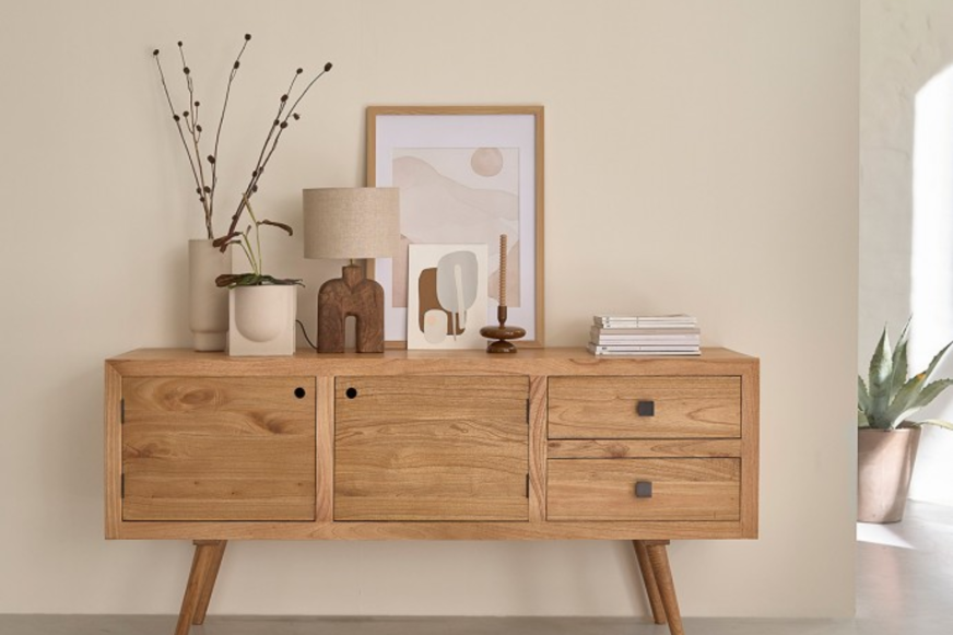 © Bois Dessus Bois Dessous : Commode en mindi massif 180 cm SACHA